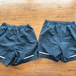 H&M Men's Athletic Shorts - Navy Black